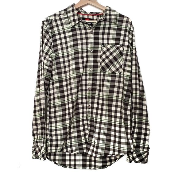 Quiksilver | Lightweight Plaid Button Up Shirt - Picture 1 of 8